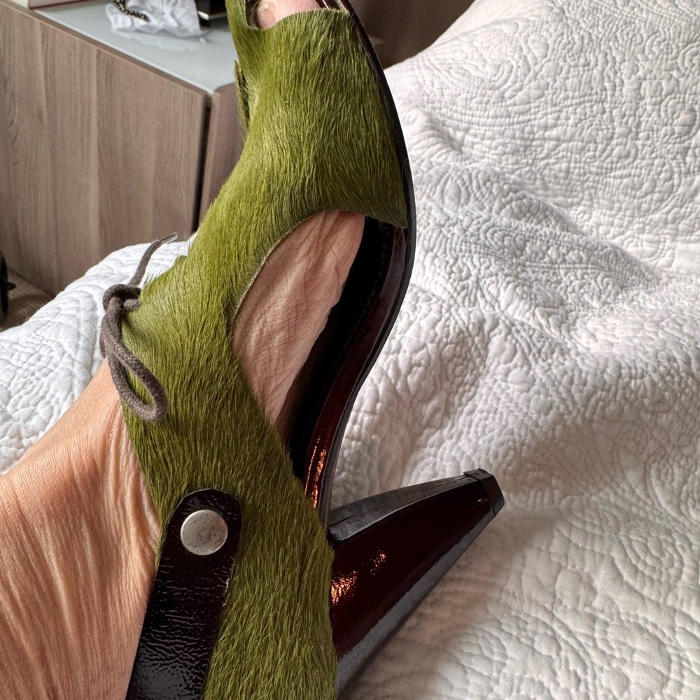 Green and Brown Women's Shoes